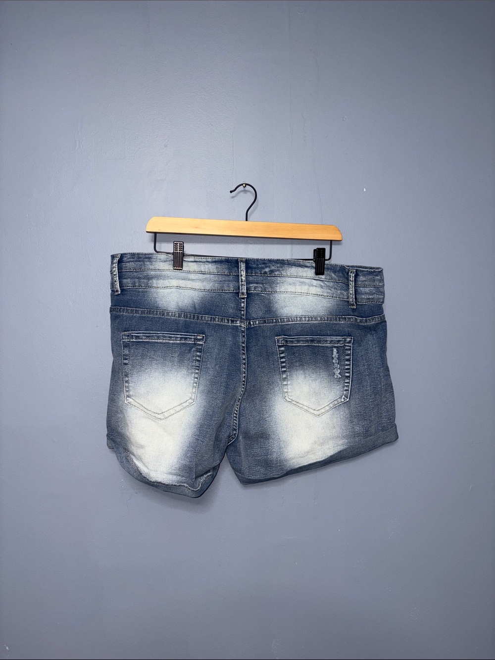 Distressed Jean Shorts - Picture 2 of 2